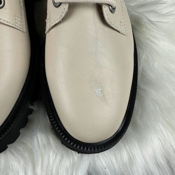 Madewell The Rayna Lace-Up Boot in Leather in White - Picture 4 of 8